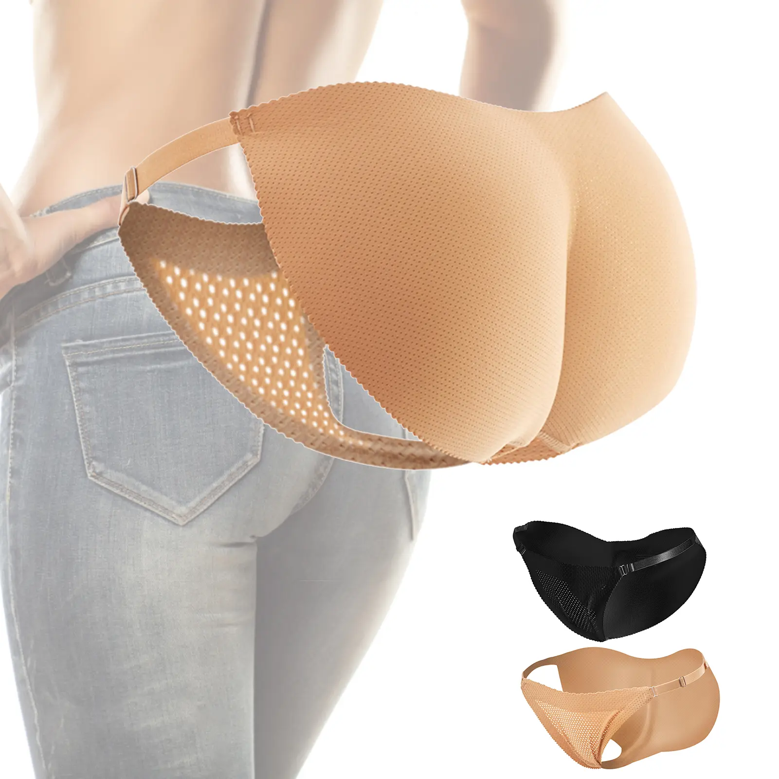 Fw.Q-Quần Lót Nữ Thoáng Khí, Không Đường May, Nylon, Có Thể Điều Chỉnh, Nâng Mông, Để Mặc Hàng Ngày