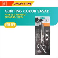 Gambar M-Pets Thinning Scissors Steel / Gunting Grooming Sasak Anjing Kucing dari M-Pets Volk Pets Indonesia Kota Administrasi Jakarta Barat 1 Tokopedia
