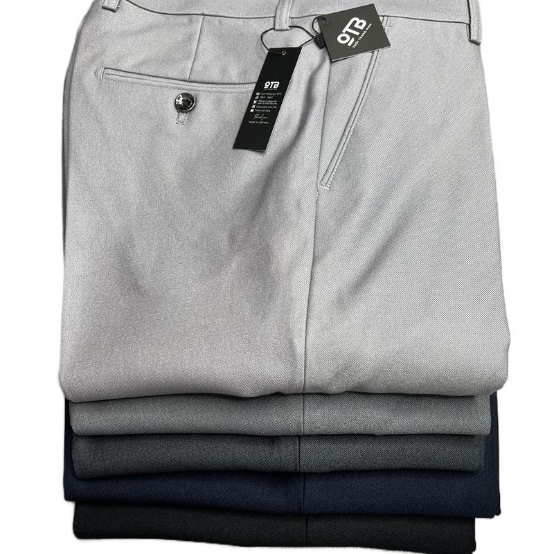 Product Introduction of Quần Tây Nam Suông Ống Đứng chất nống chéo 79 co giãn nhẹ  ống 18 - 23cm Menswear Pants Ong 2
