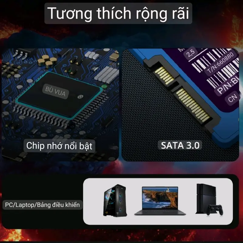 Ổ Cứng SSD Sata 3 - 120G Dùng Cho Máy Tính Bàn - Laptop - Hoặc Làm Lưu Trữ Ngoài 1