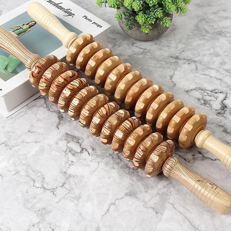 Product Introduction of Dụng Cụ Mát Xa Con Lăn Bằng Gỗ, Giải Phóng Cơ Thủ Công, Giúp Giảm Cellulite Và Điểm Kích Hoạt, Dụng Cụ Tập Cơ Thủ Công 21