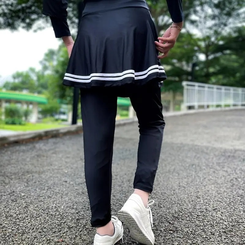 Legging Rok Olahraga 9Warna Lengkap (Legging Roknya Saja) Bahan Polyster Spandek Untuk Wanita Sebagi Fashion Olahraga Zumba Aerobik Fitness Gym Running Poundfit Renang dan Aktifitas Olahraga Lainnya 4