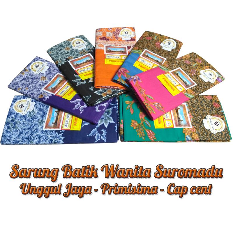Sarung Batik Suromadu Halus Primisima Cap cent sudah di jahi - Shop ...