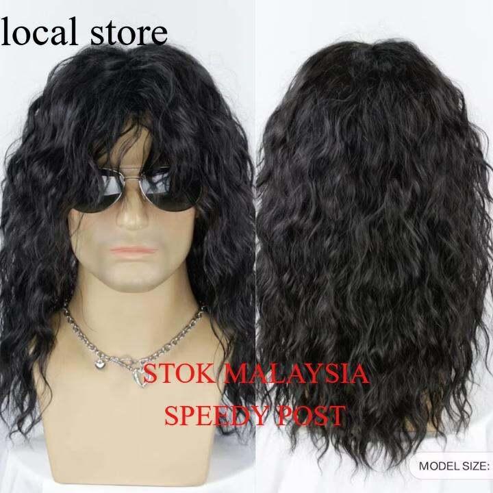 Rambut Palsu Rock, Gaya Retro, Rambut Palsu Vintaj, Rambut Palsu ...