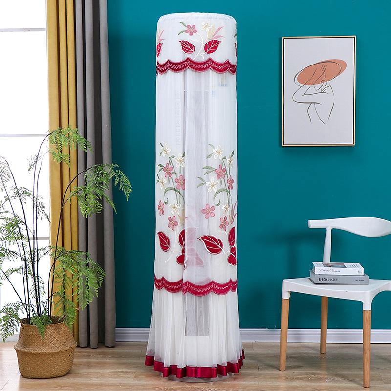 Product Introduction of New Model No-Remove Air Conditioner Cover for Cylinder Vertical Cabinet Machine, Round Living Room Air Conditioner Dust Cover for Gree Midea 10