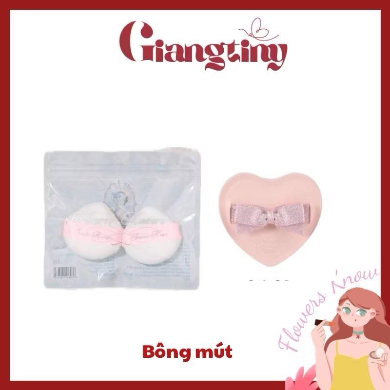 FLOWER KNOWS Bộ Sưu Tập 2025 Dâu Cupid strawberry Cupid Bông mút má kem bông mút phấn phủ Hoa Biết