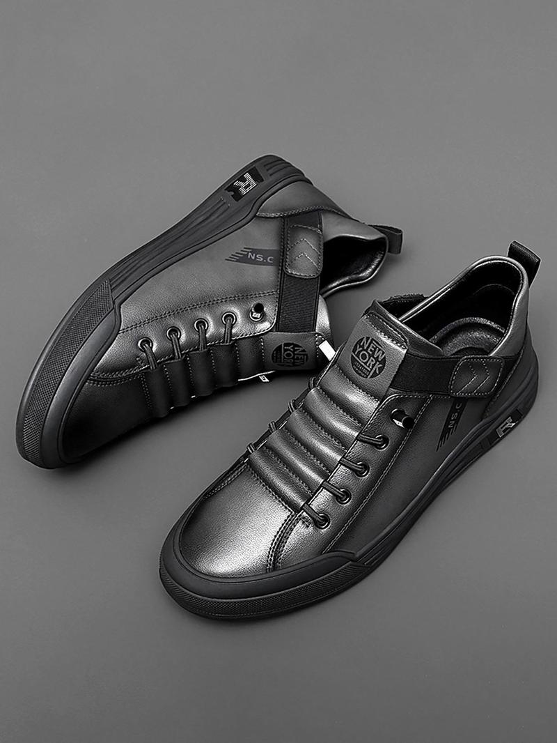 Product Introduction of Men's Fashionable Low Top Sneakers, Casual Comfortable Breathable Sports Shoes, Male All-match Round Toe Shoes for Daily Wear 6