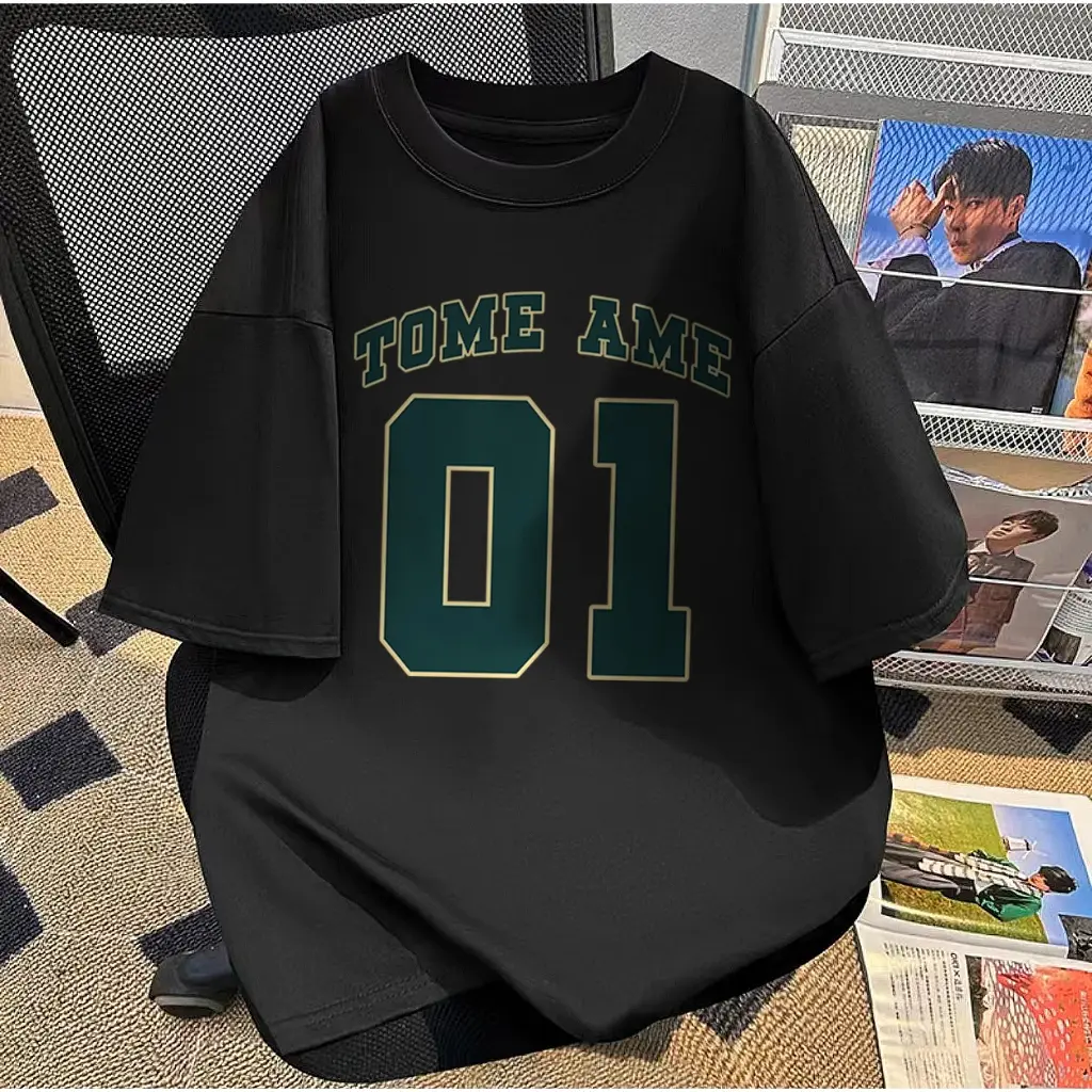 taniastore0 Adioa kaos oversize pria Hitam XXL |  TOME AME 01 l kaos pria distro original 100% Retro Style Tshirt Longgar Kaos Import baju t shirt pria