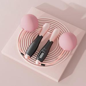 2 in 1 Skipping Rope, 1 Set Steel Wire Rope & Wireless Counting Skipping Rope, Fitness Equipment for Adult Students, Exercise Equipment for Home Gym