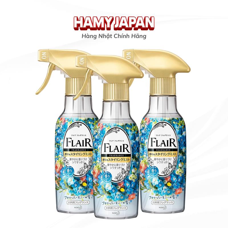 CHAI XỊT THƠM LÀM PHẲNG QUẦN ÁO HƯƠNG HOA FLAIR NỘI ĐỊA NHẬT BẢN (CHAI 270ML)