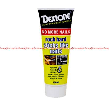 Jual Dextone Rock Hard 130ml Sticks Like Nails Lem Untuk Metal Kayu ...