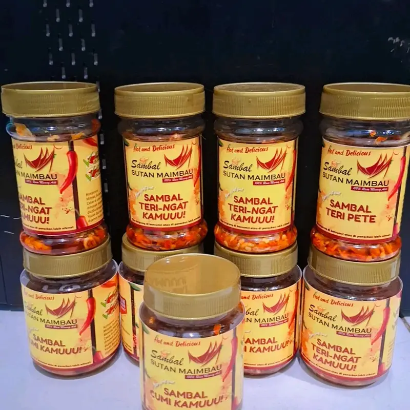 Sambal Cumi Pete Sutan Maimbau Padang Asli Pariaman Bawang Makanan Food 4