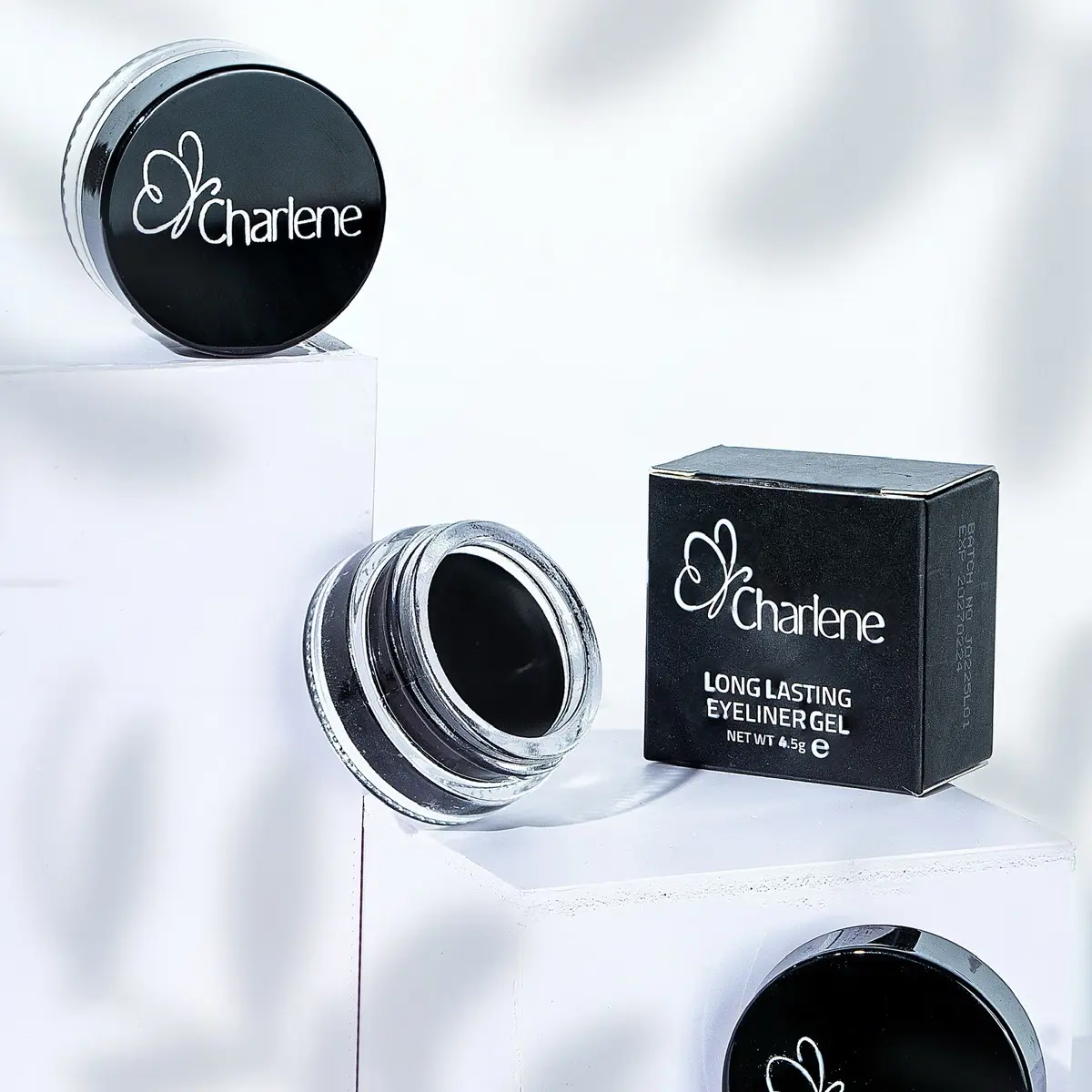 Gel kẻ mắt chống trôi Charlene - Đen và Nâu