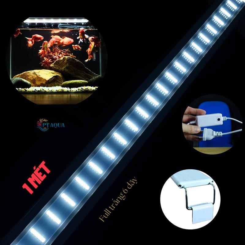 Đèn Bể Cá 1m Full LED Trắng Dành Cho Hồ Cá Cảnh Hồ Thủy Sinh từ 1m Đến 1m1