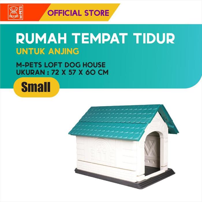 Gambar M-Pets Loft Dog House Size Small / Rumah Tempat Tidur Anjing dari M-Pets Volk Pets Indonesia Kota Tangerang Tokopedia