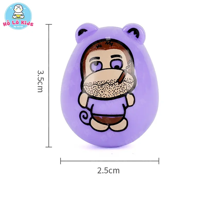Set 10 Lật đật BÉO mini đồ chơi cho bé phát triển tư duy, trí tuệ ngộ nghĩnh Hồ Lô Kids 5