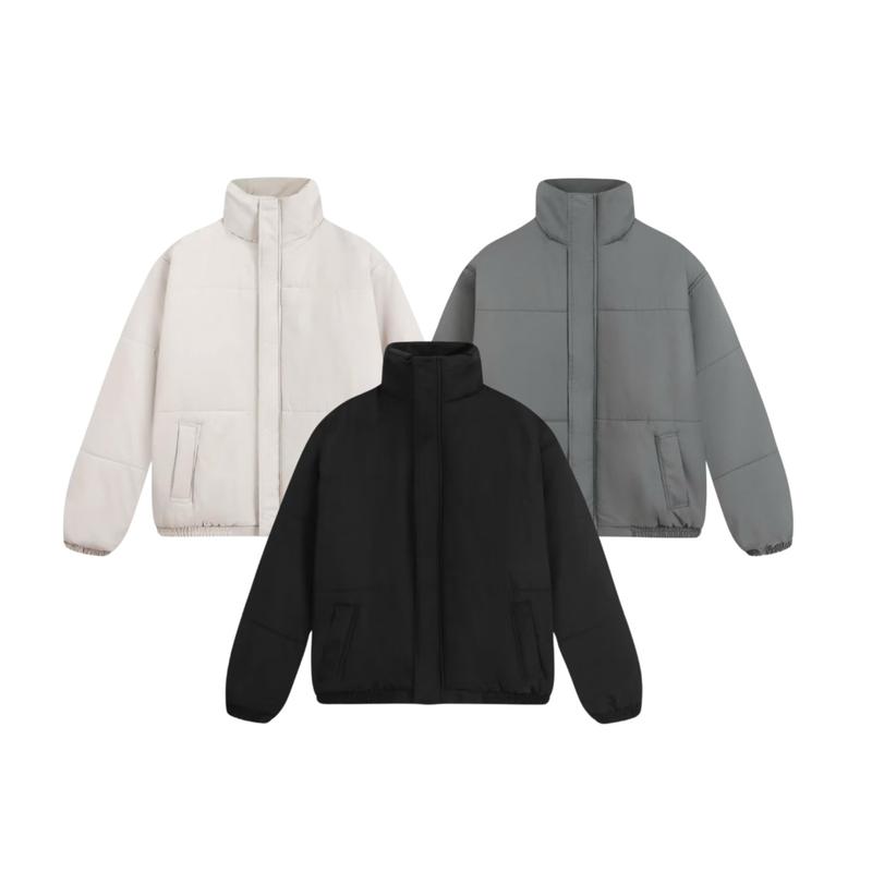 Áo phao trần bông nam nữ TEEZIN (KHÔNG DỒN BÔNG) , Áo phao form rộng bassic dễ phối . tz113