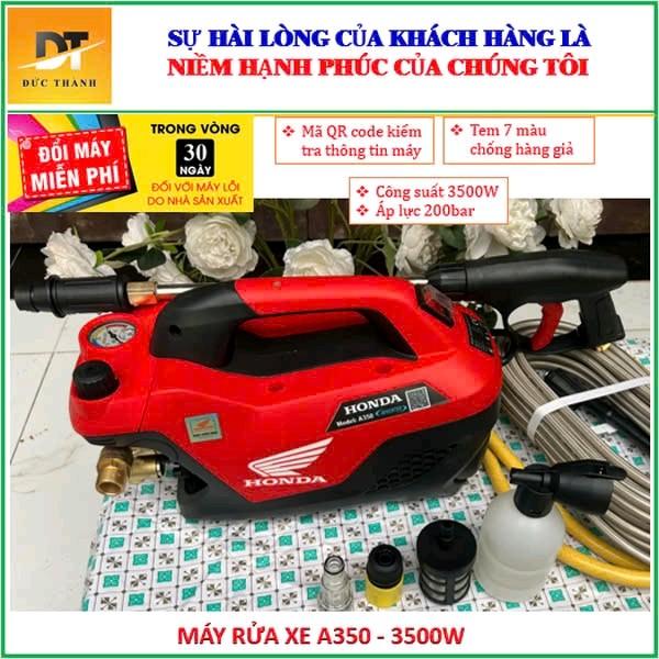 Máy rửa xe gia đình có nút chỉnh áp động cơ lõi đồng công xuất 3500w