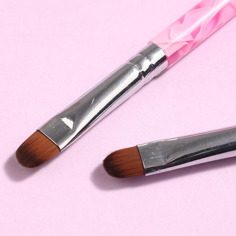 Acrylic Nail Art Brush Set, 4 Counts/set Professional Gel Nail Polish Nail Art Brush, Manicure Tool for Women & Girls 8