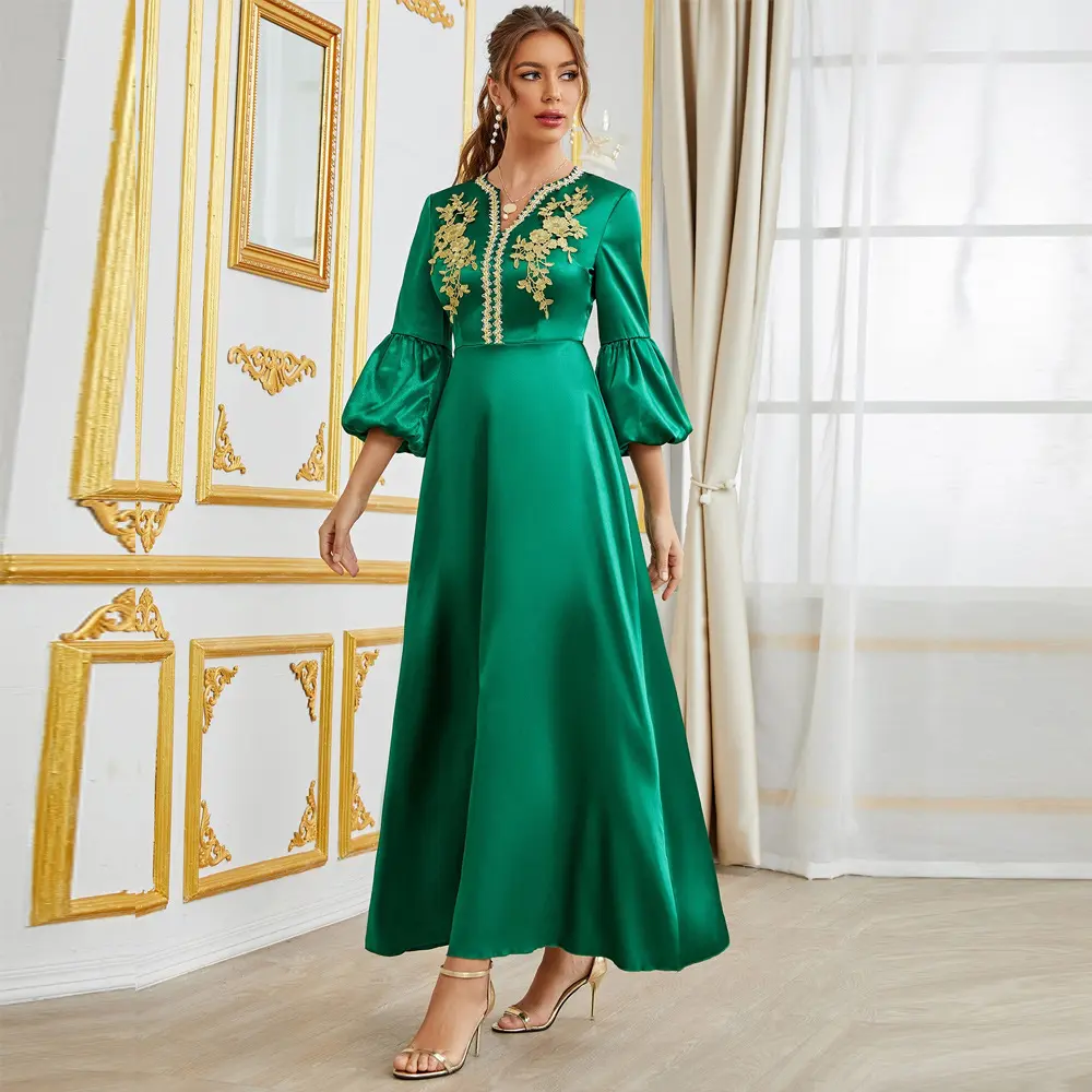 Váy đính, Thời Trang, Trung Đông, Hồi Giáo, Châu Âu Và Mỹ, Dành Cho Phụ Nữ, Thích Hợp Cho Các Bữa Tụ Tập Tiệc, Còn Hàng Women Dress