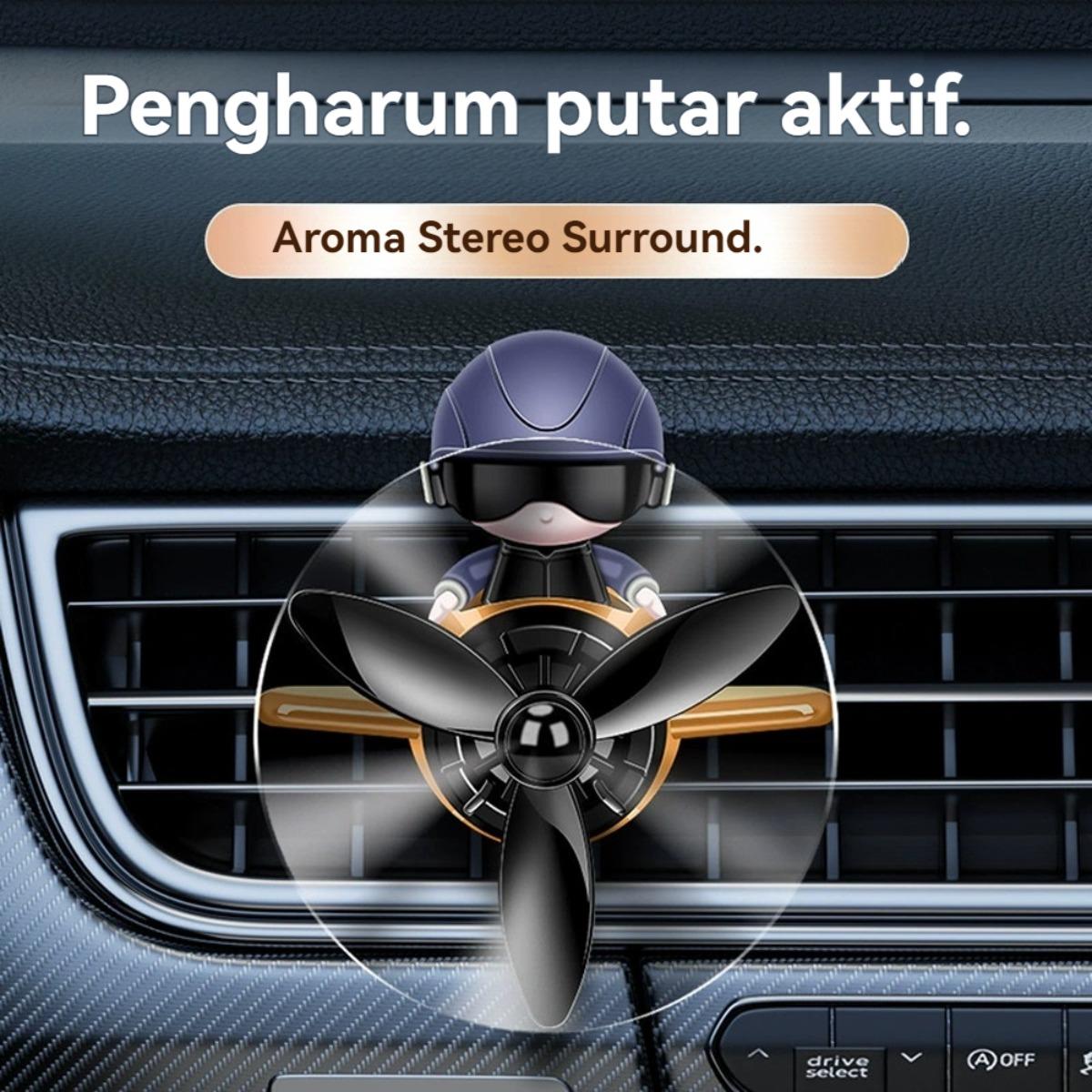 Pengharum Mobil Aromaterapi 100ml - Penghilang Bau & Penyegar Udara AC, Ventilasi Kabin Mobil, Desain Dekoratif, Penetral Bau Tak Sedap, Pembersih Udara Mobil Model XYZ, Panjang 15cm x Lebar 5cm