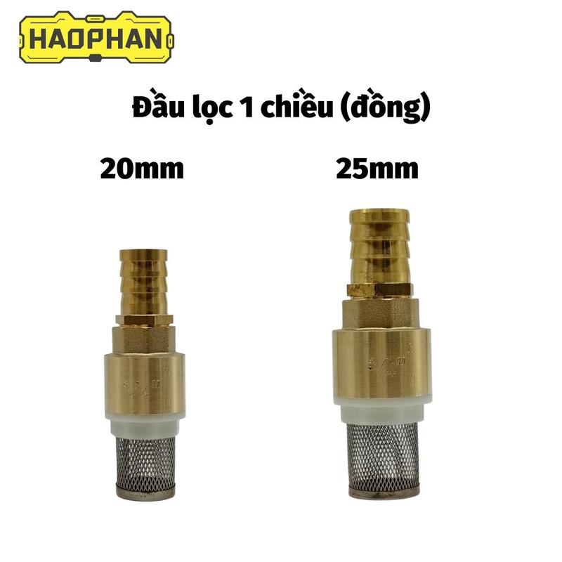 Đầu lọc ống nước đầu lọc dầu chất liệu đồng không gỉ siêu bền cho ô tô máy xúc lọc bể cá. Phụ Tùng Hảo Phan