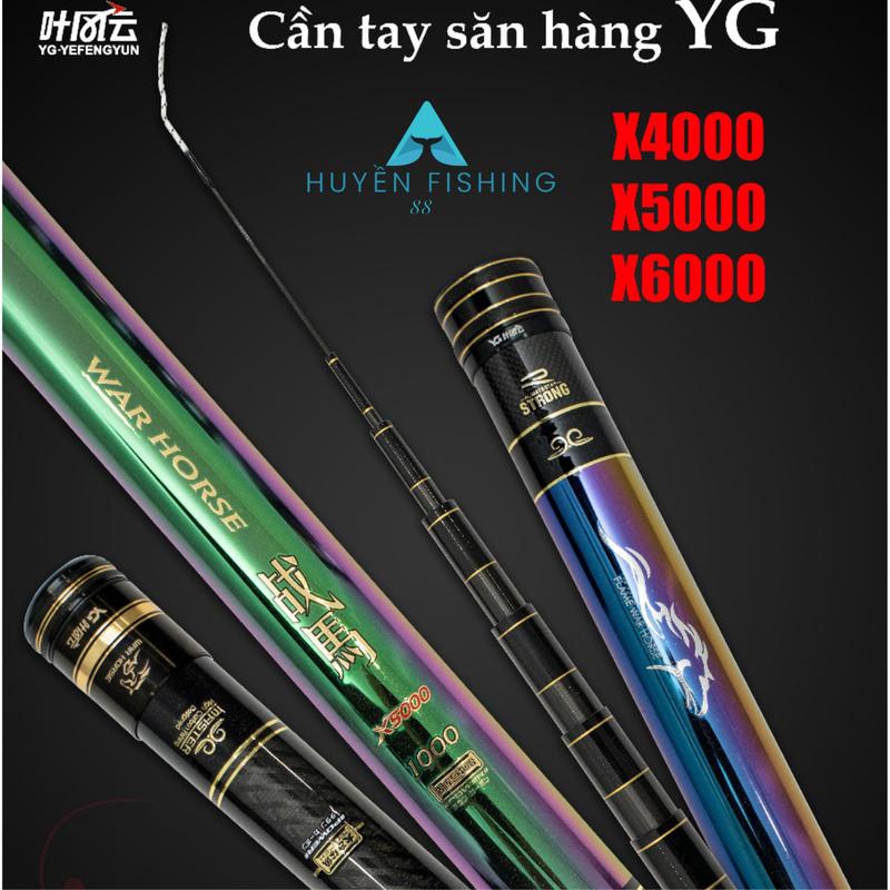 Cần Câu Tay Săn Hàng YG X4000, X5000, X6000 Chuyên Dụng Câu Đài - H137