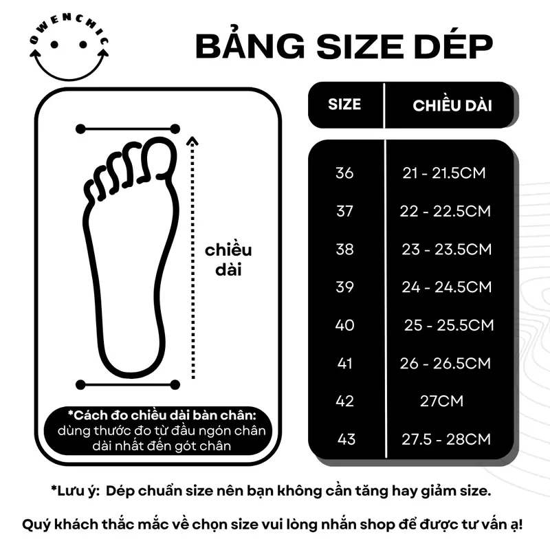 Dép Owenchic Nơ Thêu Quai Dán (OWC9) Quai Dán Êm Chân Dễ Thương Fullbox / Hỗ trợ đổi size / Bảo Hành 8