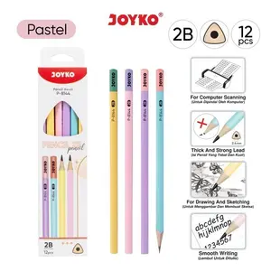 (12pc) Pencil Pensil Joyko Pastel P-8144 2B