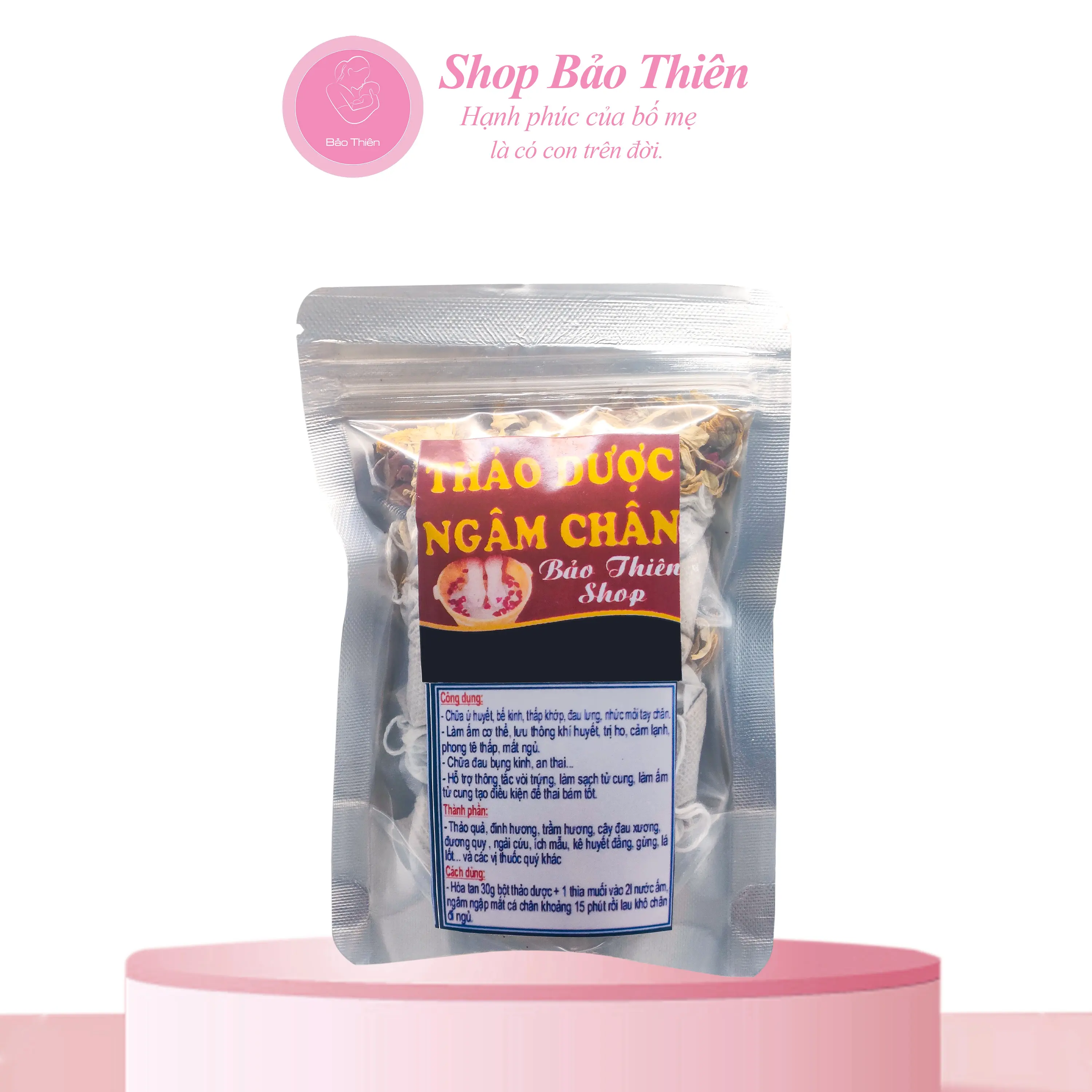 [Quà tặng]Bột ngâm chân BẢO THIÊN (túi dùng thử)
