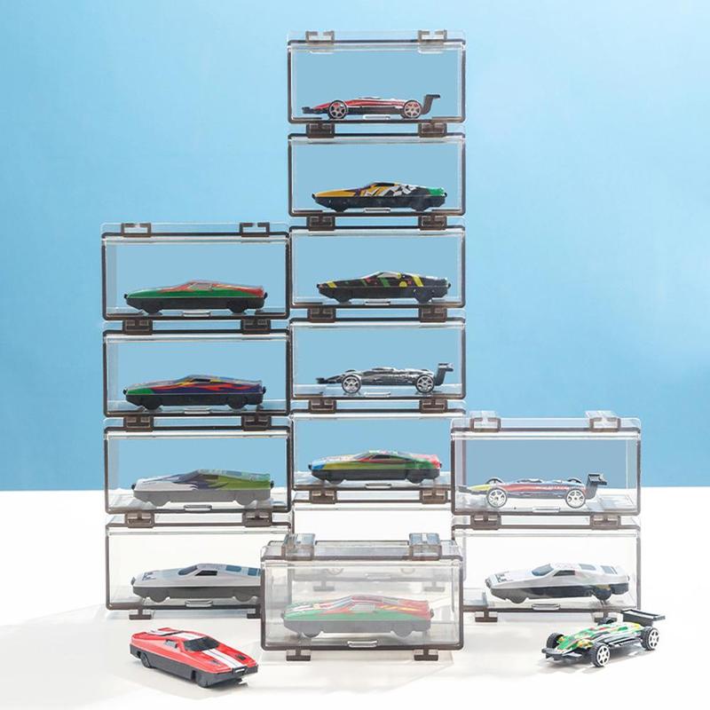 Transparent Assembly Car Model Organizer Toy Car Model Box Organizer Boutique Display J0W4 7