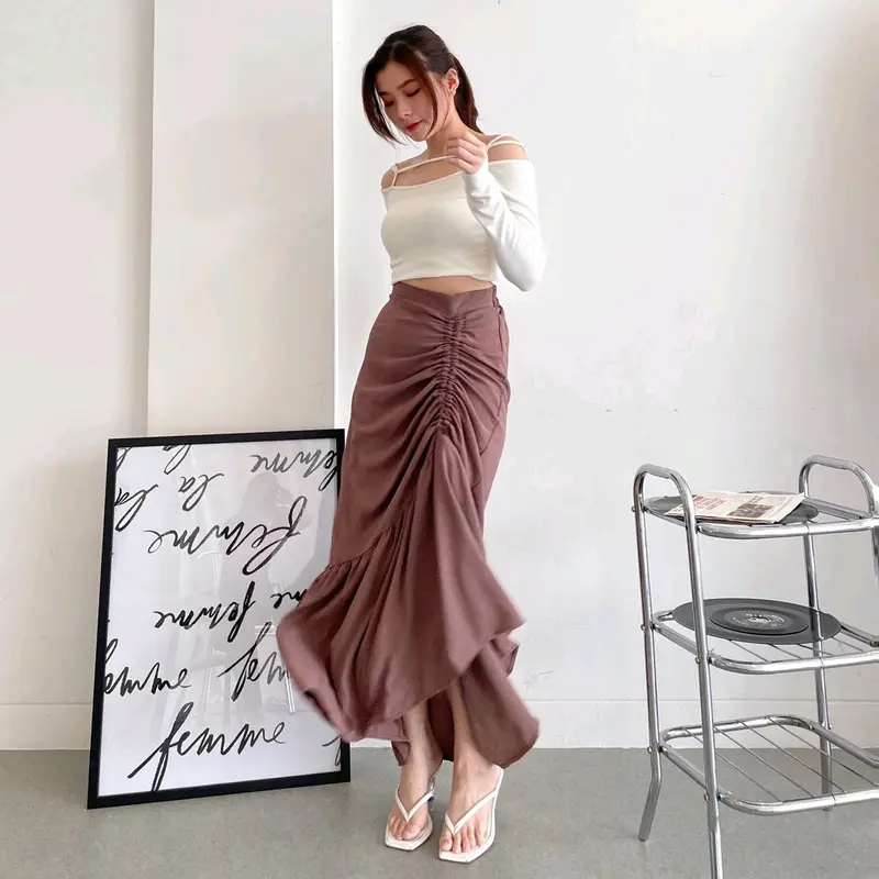 RERE FLOWLY SKIRT by stuffiza.id | ROK SERUT | CRINKLE SKIRT 6
