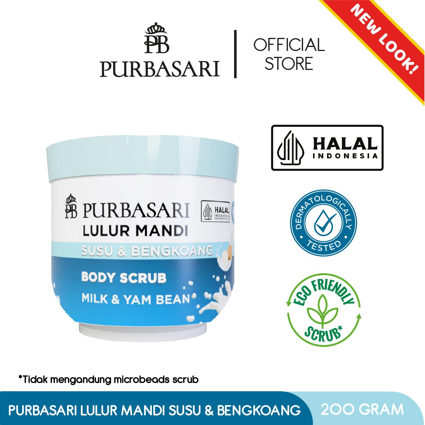[DAPAT 2PCS] Purbasari Glutahya Body serum + Lulur Mandi 200gr