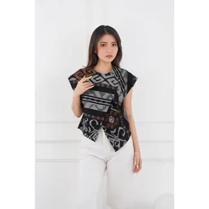 Venya batik - Vest Songket Batik Motif Elegant Rompi Batik Premium Terlaris Vest Batik Wanita