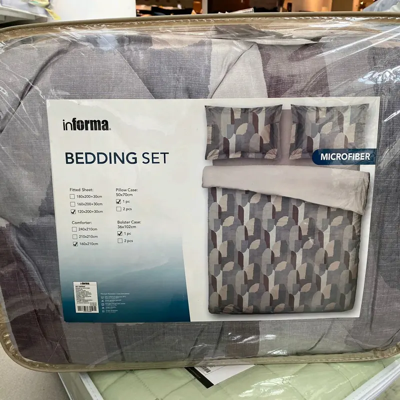 Bedding set Informa Microfiber (lengkap dg bedcover) 1