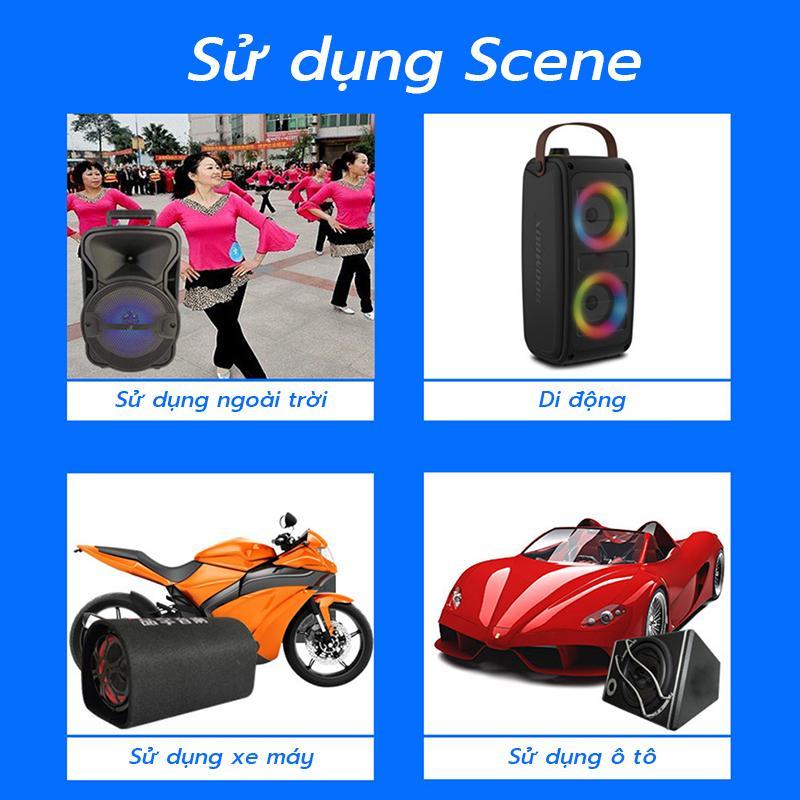 Product Introduction of Chất lượng âm thanh HD 220V 12V kỹ thuật số bảng khuếch đại Bluetooth Loa siêu trầm micro D10 SF 12