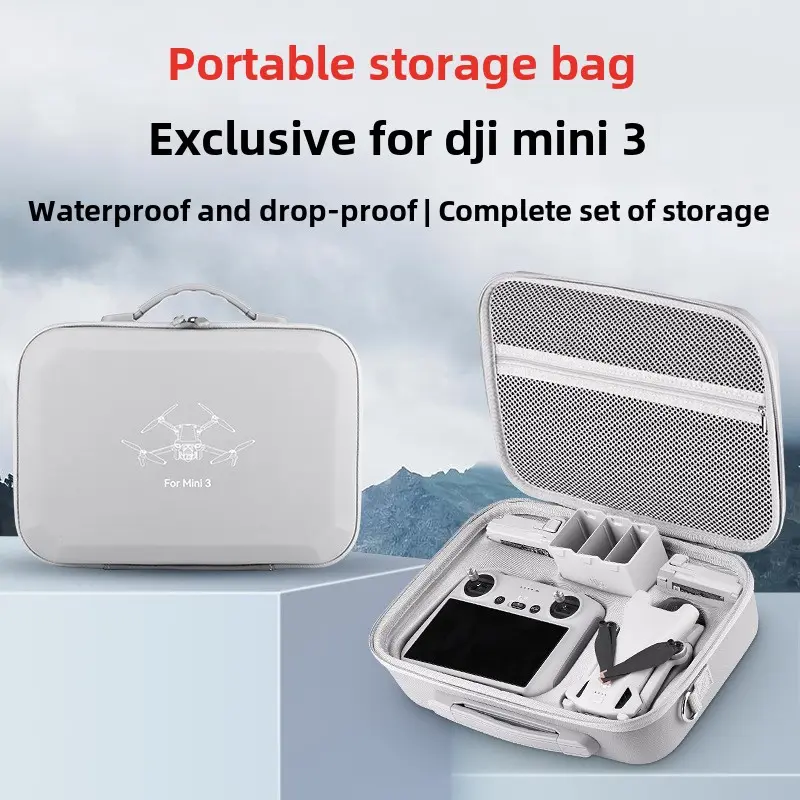 Không có drone！Không có drone！úi lưu trữ, Áp dụng cho DJI Mini3 và Mini3Pro, Hộp Cầm Tay, Thích hợp cho máy bay không người lái / máy ảnh, Phụ kiện ba lô máy bay không người lái 0