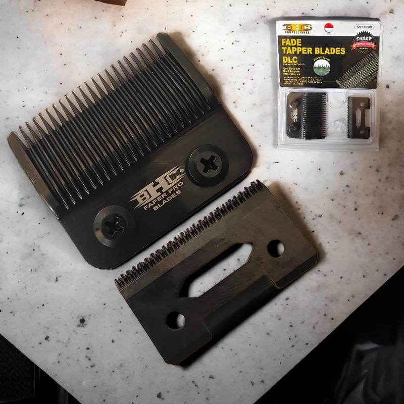 Product Introduction of Mata Pisau Mesin Cukur Blade BHC FAPER PRO Original DLC Universal Fade & Tapper / Pisau Mesin Cukur For WAHL WMARK JRL ANDIS GAMMA TUFT LUMI DLL Merah 14