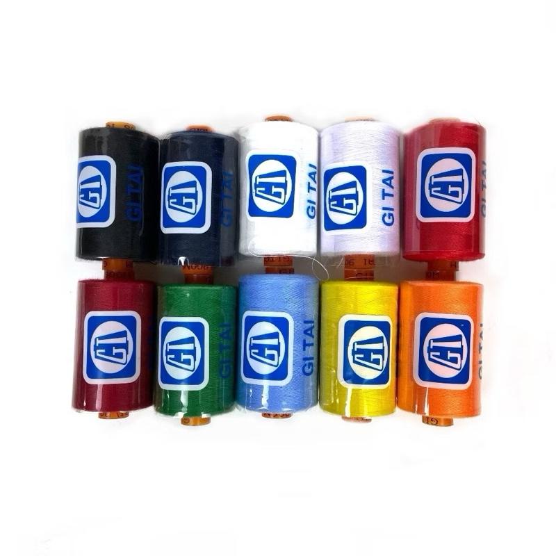 Lố 10 cuộn chỉ GITAI 900M nhiều màu ngẫu nhiên siêu đẹp may gia đình hoặc công nghiệp đều đẹp mẫu mới