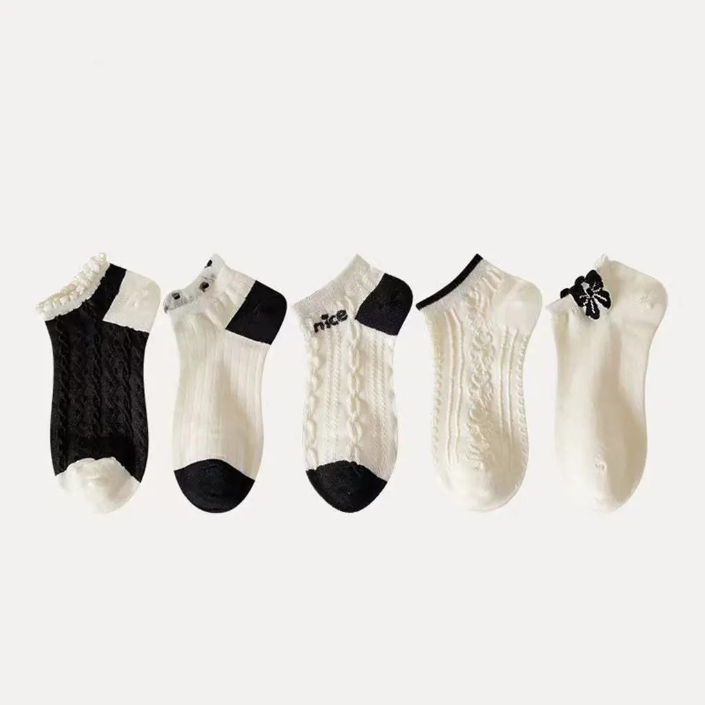 Women Casual Plain Basic Socks