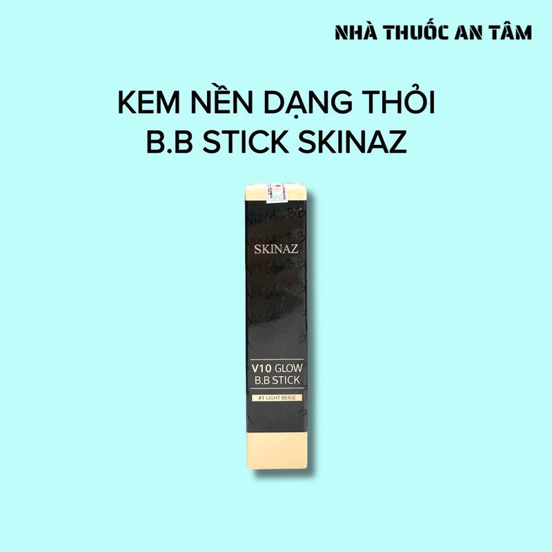 Kem Nền Dạng Thỏi V10 Glow BB Stick Skinaz Hàn Quốc (Hộp 10gr)