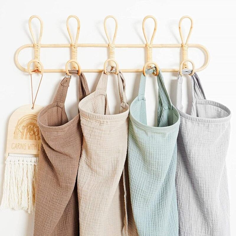 Portable Gauze Mother Outing Breastfeeding Cover Adjustable Breathable Outdoor Privacy Cover Halter Neck Arch Neckline Baby Feeding Nursing Covers Mom 0