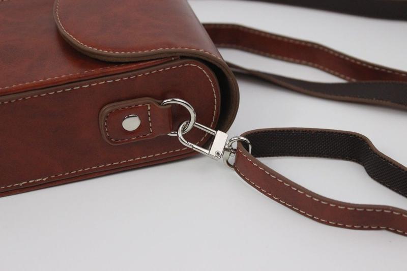 Product Introduction of Suitable for Canon G7x2/3 Protective Leather Case Sony Black Card Rx100m7 Zv1 Ricoh GR3 Camera Bag Crossbody 5
