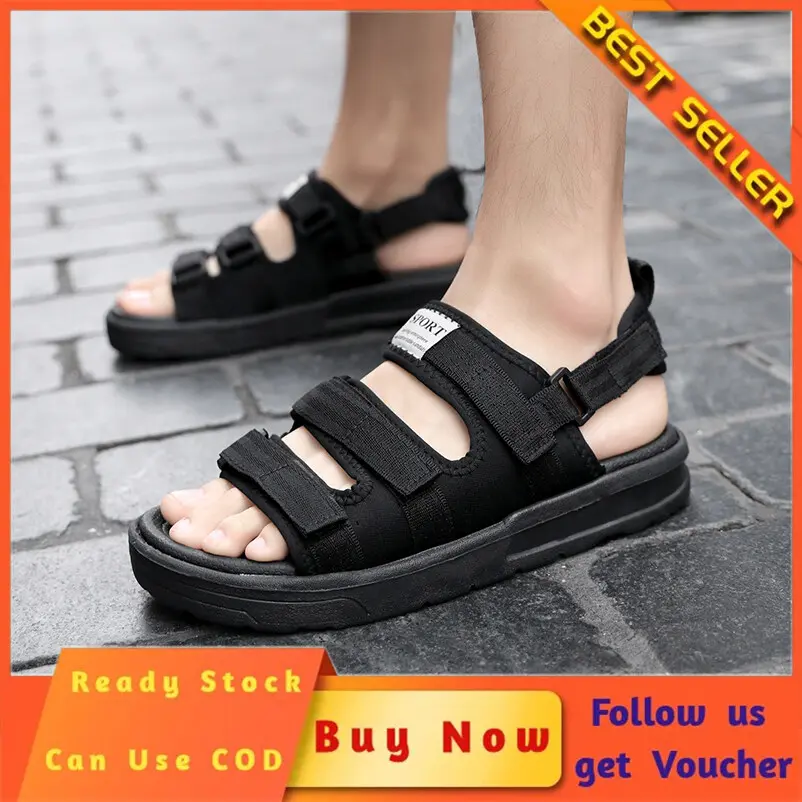 [Codq] sandals for men 2021 summer New Tide brand men shoes flat non-slip Korean slippers for men