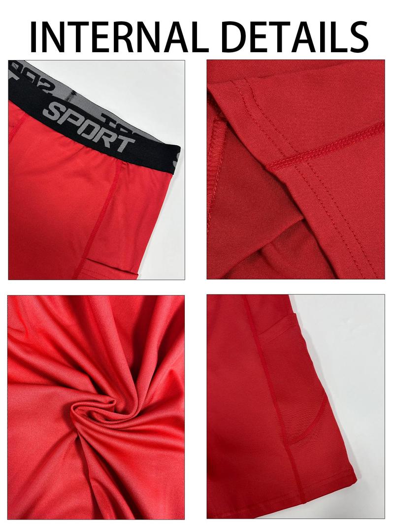 Product Introduction of Women's Solid Color Letter Tape Gym Shorts, Tight-fitting Sporty Breathable Comfortable Side Pocket Skinny Shorts for Yoga Gym Workout Running, Ladies Sportswear for All Seasons 3