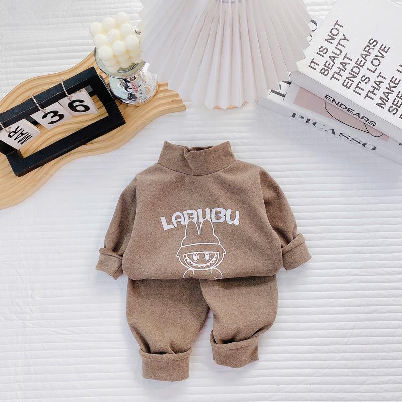 Product Introduction of [ Loại Đẹp ]  Bộ Zip Lông QC Giữ Nhiệt Cho Bé In Hình LaBuBu , An Toàn , Phù Hợp Với Thời Tiết Mùa Đông ,Size Từ 3 - 15 Kg  ( BÉ Dưới 3.5 Tuổi) 6