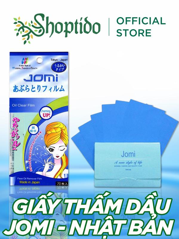 Film thấm dầu Jomi Nhật Bản Oil Clear Film Japan Jomi gói 70 tờ NPP Shoptido