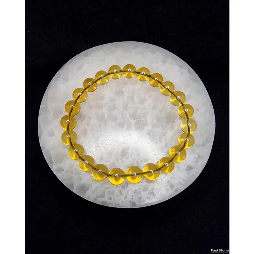 Gelang Batu Amber Damar Madu HuPo Mexico Full Natural Super 8mm C1510