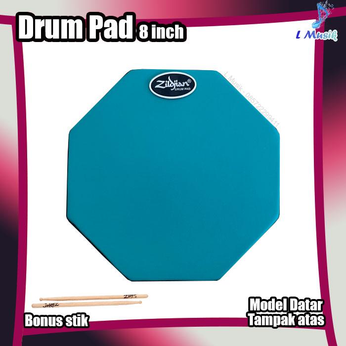PAD DRUM 8IN LATIHAN STICKING DRUM PAD 4