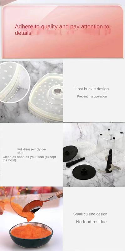 Product Introduction of Meat Grinder Multi-Function Blender Mini Cooking Machine Juicer Cup Portable Non-Embroidery Meat Grinder Electric Fruit Machine 36